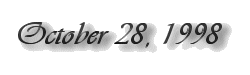 October 28, 1998 label