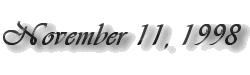 November 11, 1998 label