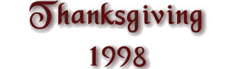 Thanksgiving 1998 label