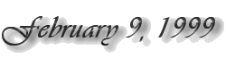 February 9, 1999 label