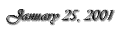 January 25, 2001 label