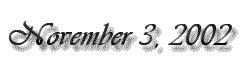 November 3, 2002 label