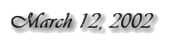 March 12, 2002 label