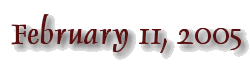 February 11, 2005 label
