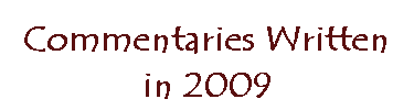 Commentaries Written in 2009 Label