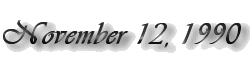 November 12, 1990 label